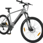 iCycle Denali E-MTB 27,5 Zoll Silber – Schrägansicht von rechts vorne