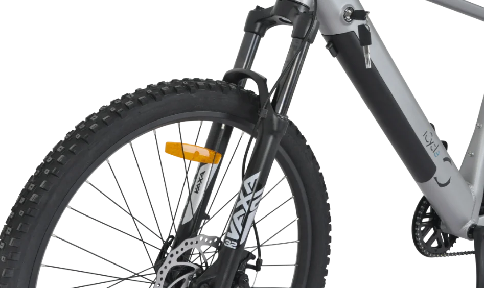iCycle Denali – Vorderrad mit Zoom 860S Federgabel und Kenda 27,5 Zoll MTB-Reifen