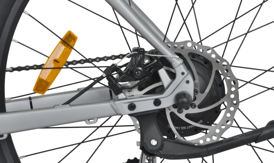 iCycle Denali – Hydraulische Scheibenbremse hinten mit Shengyi Motor Detailansicht