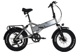 iCycle Leo E-Bike stahlgrau Seitenansicht rechts